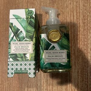 Michel Design Works Palm Breeze Foaming Shea Butter Hand Soap and Lotion - Green